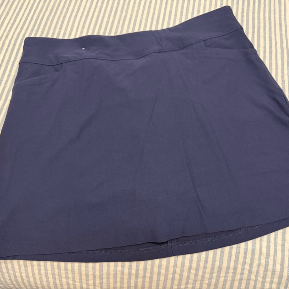 Navy Athletic Skort - Solid Performance Skort - image 1